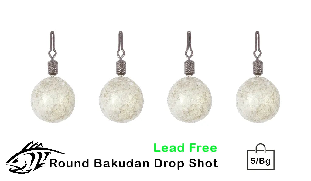 Round Bakudan Dropshot Weights
