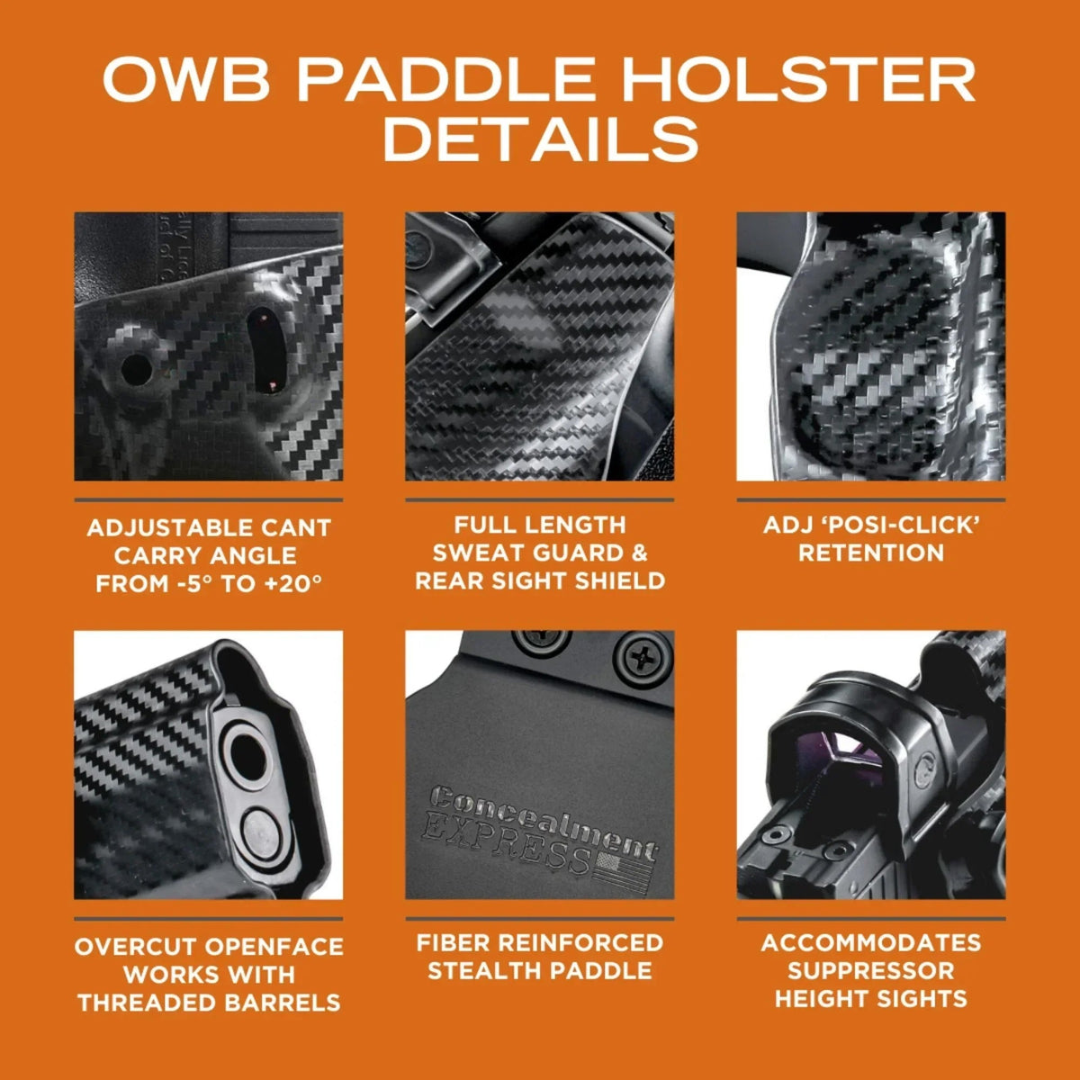 Sig Sauer P320 Compact Olight PLX Paddle Holster