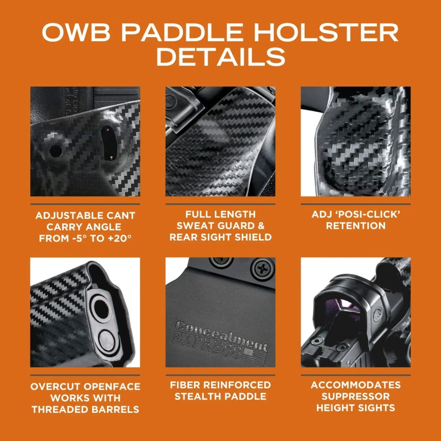 Springfield XDM 5.25in Paddle Holster