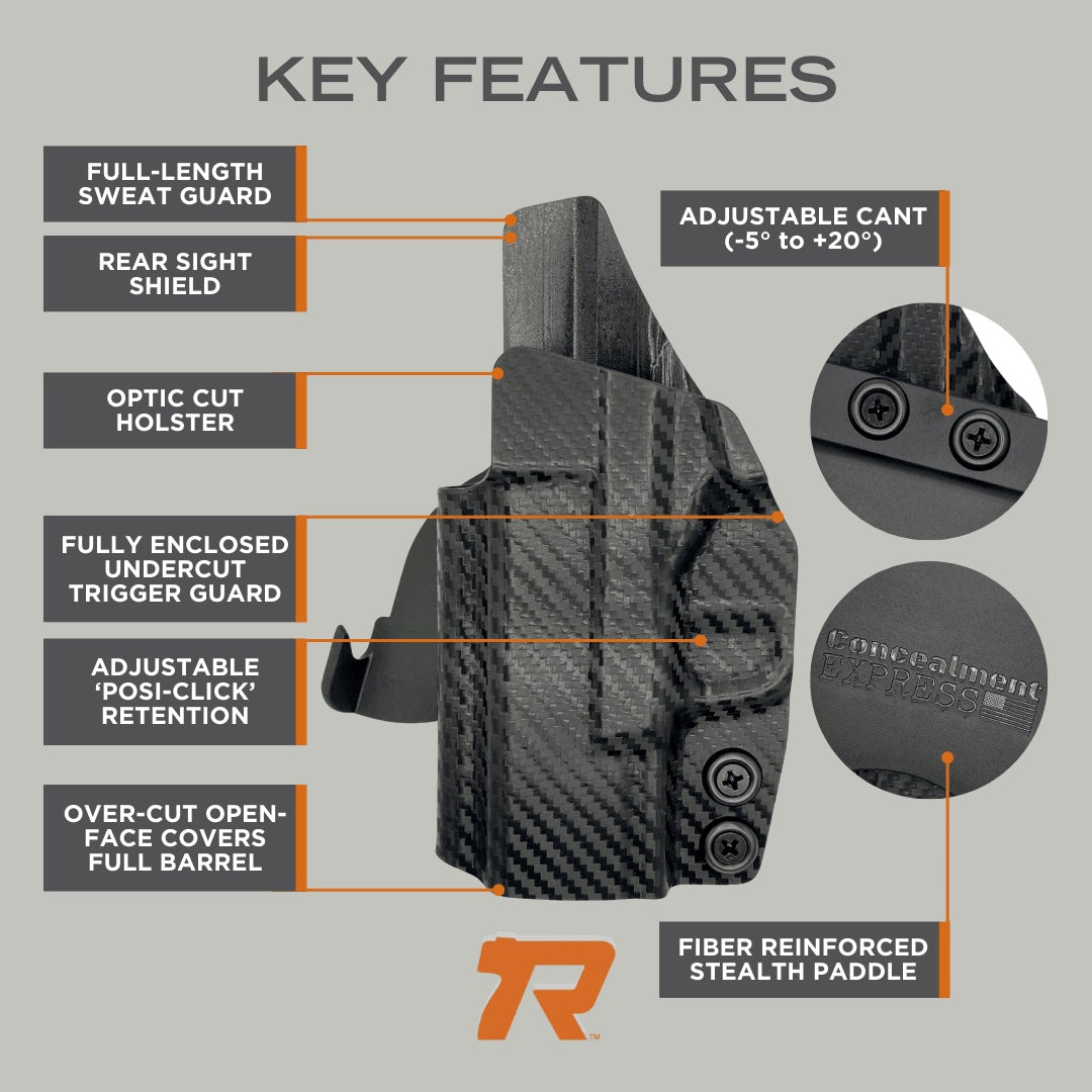 Sig Sauer P320 Full Size Olight PLX Paddle Holster
