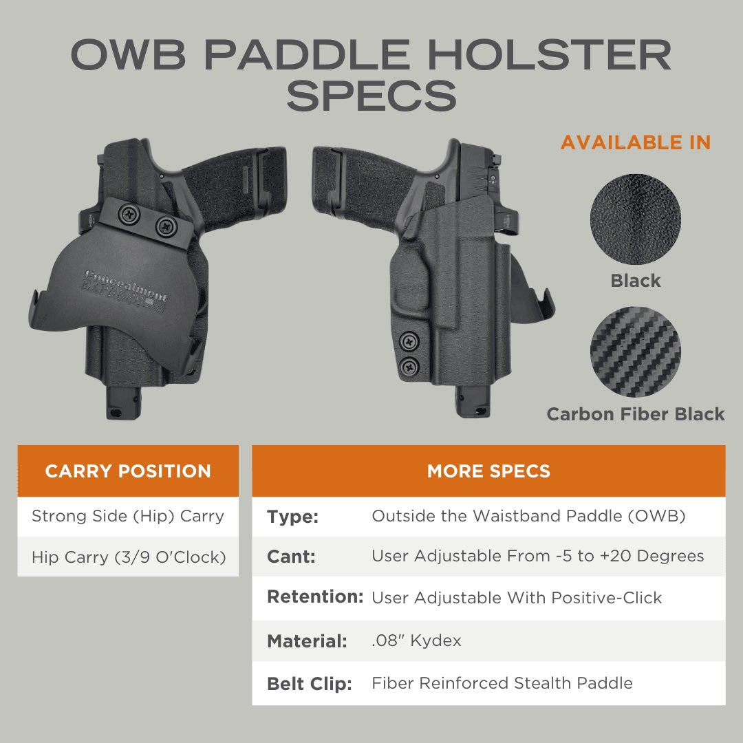 Tisas PX-9 Duty Paddle Holster
