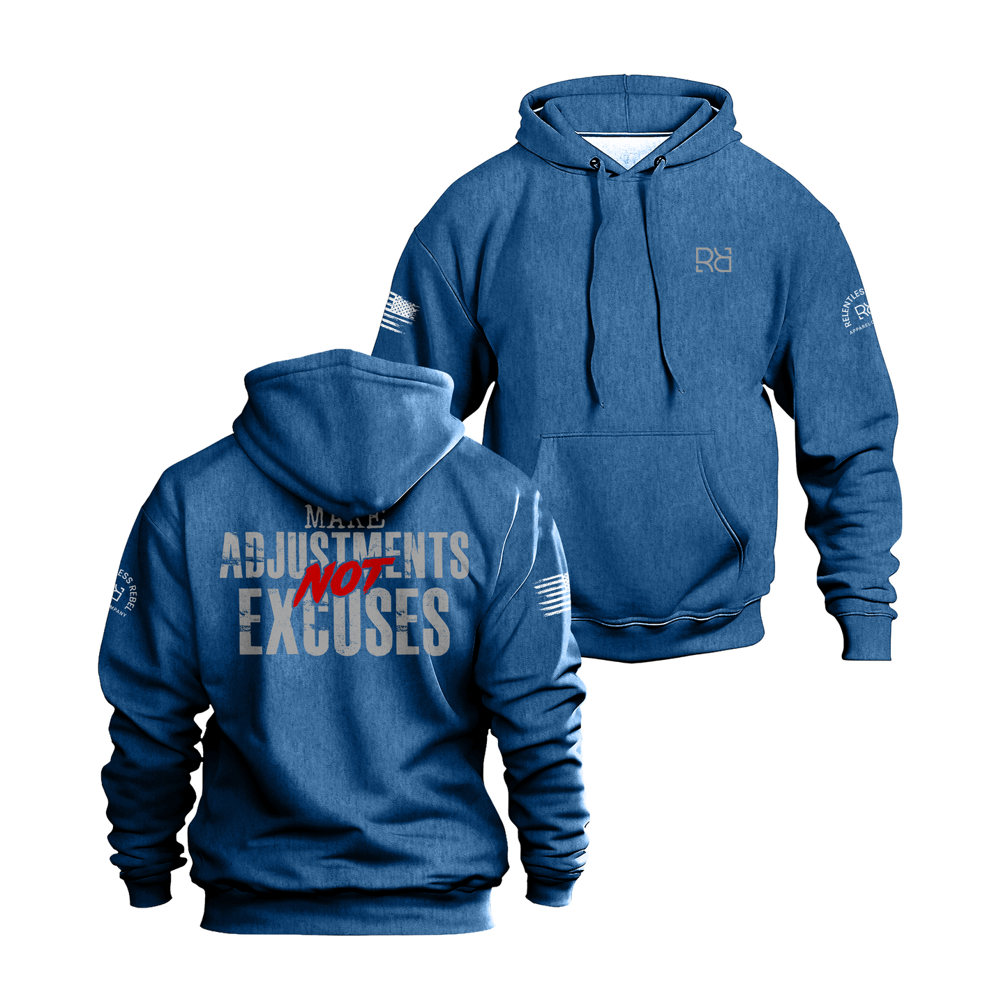 Make Adjustments Not Excuses | 3 | Men's Hoodie