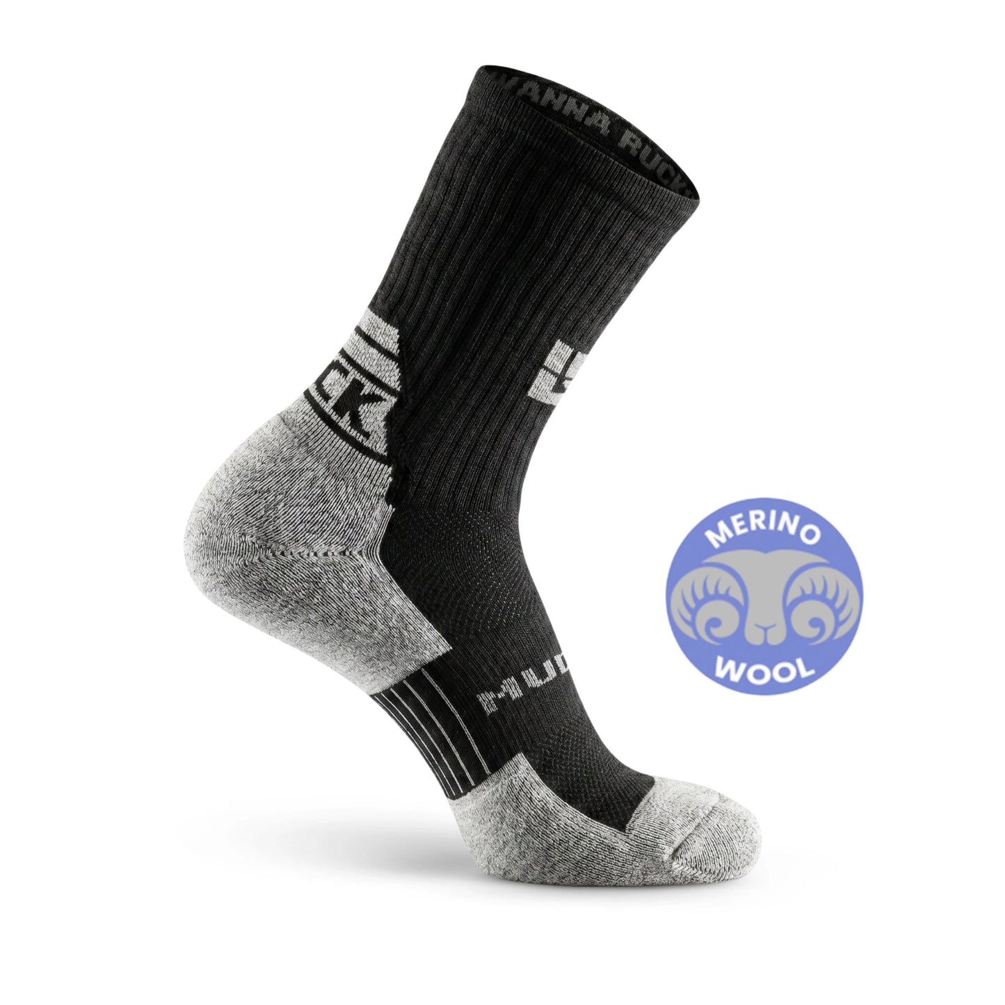 MudGear Ruck Sock (Black/Gray)