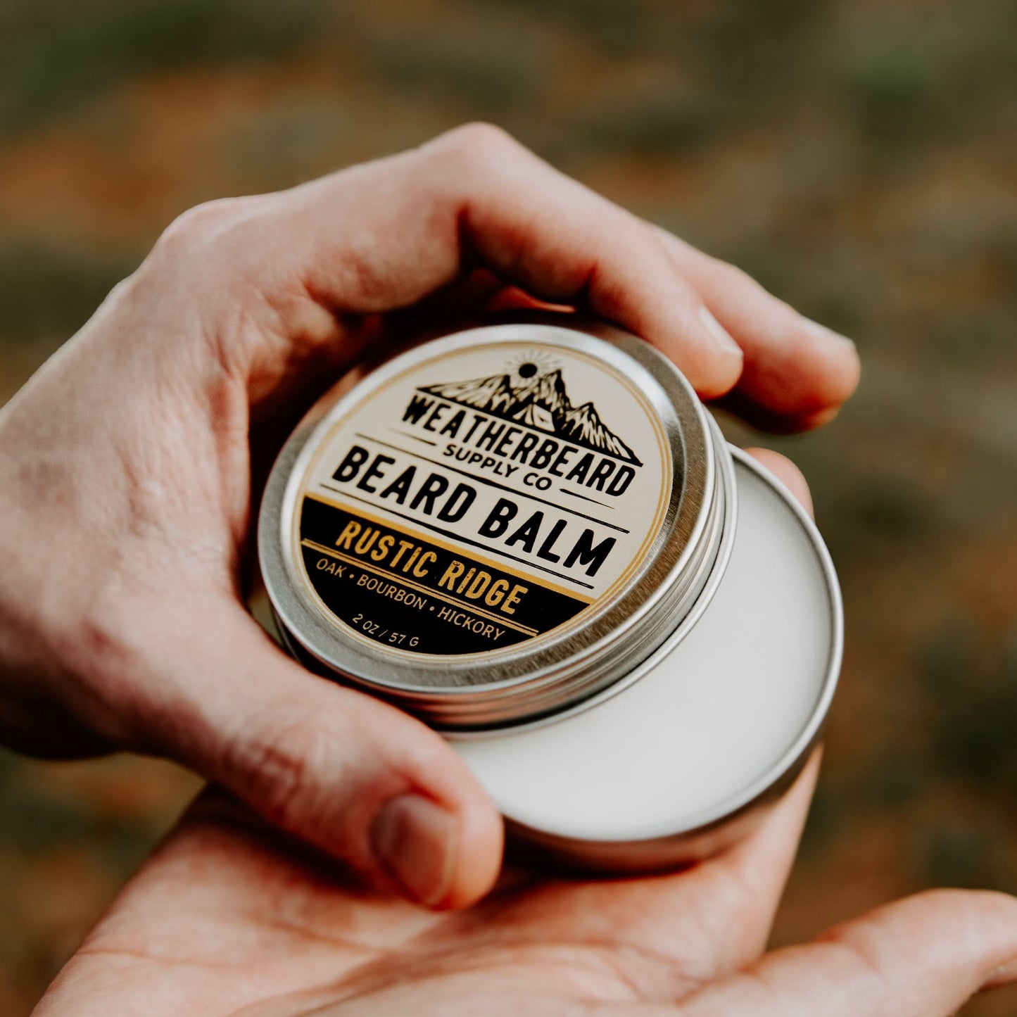 Rustic Ridge Beard Balm - Oak, Bourbon, Hickory