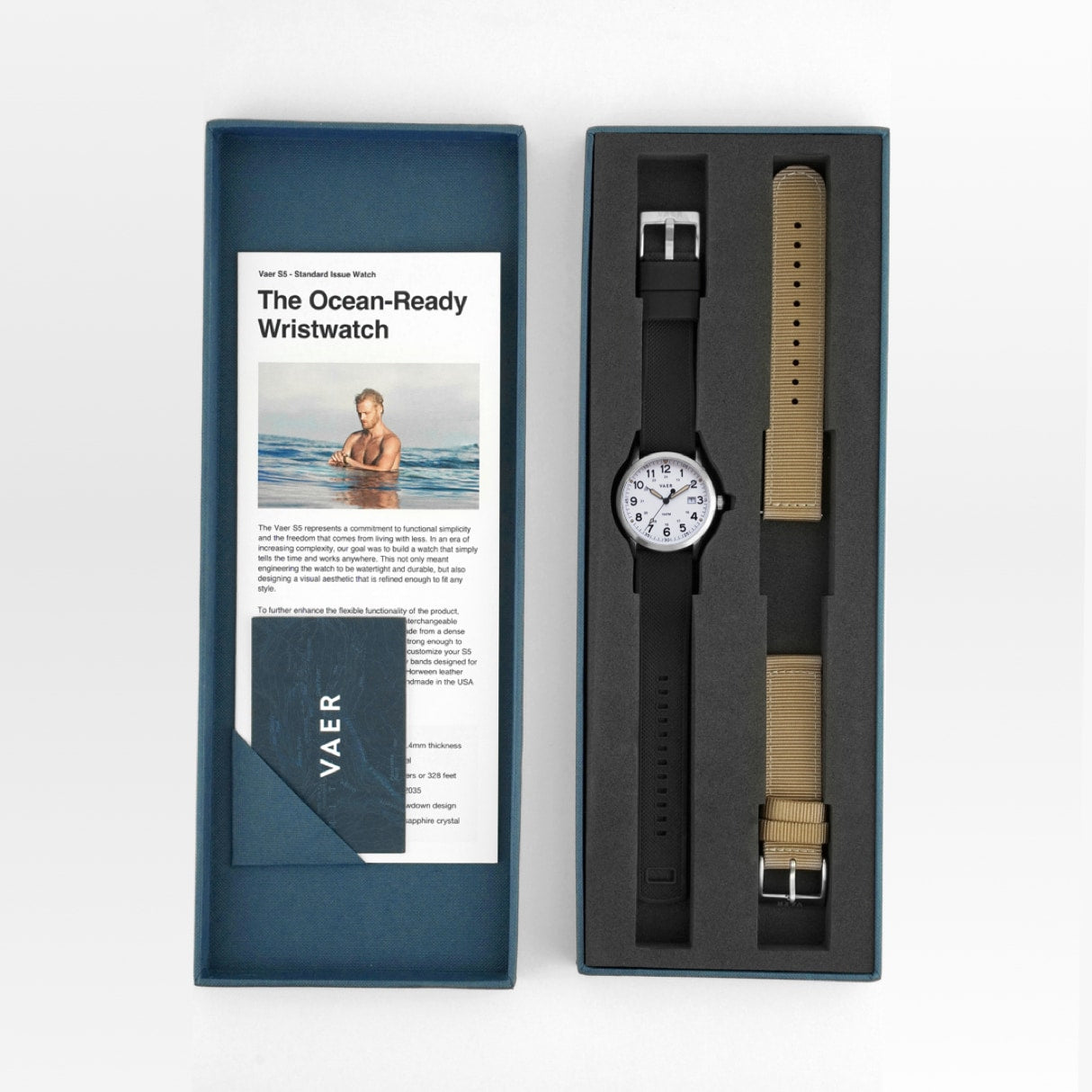 S5 Calendar Field White - 40mm Quartz