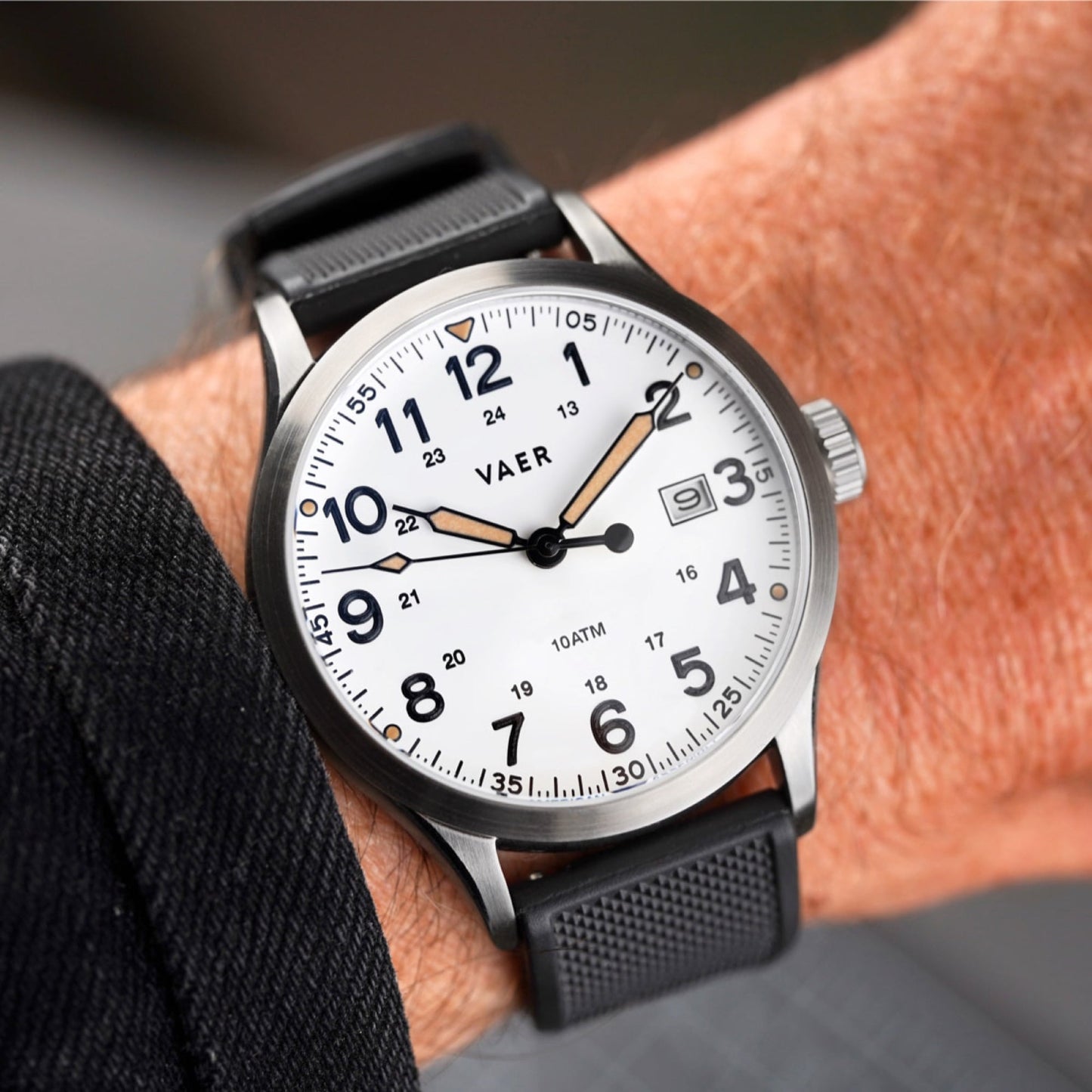 S5 Calendar Field White - 40mm Quartz