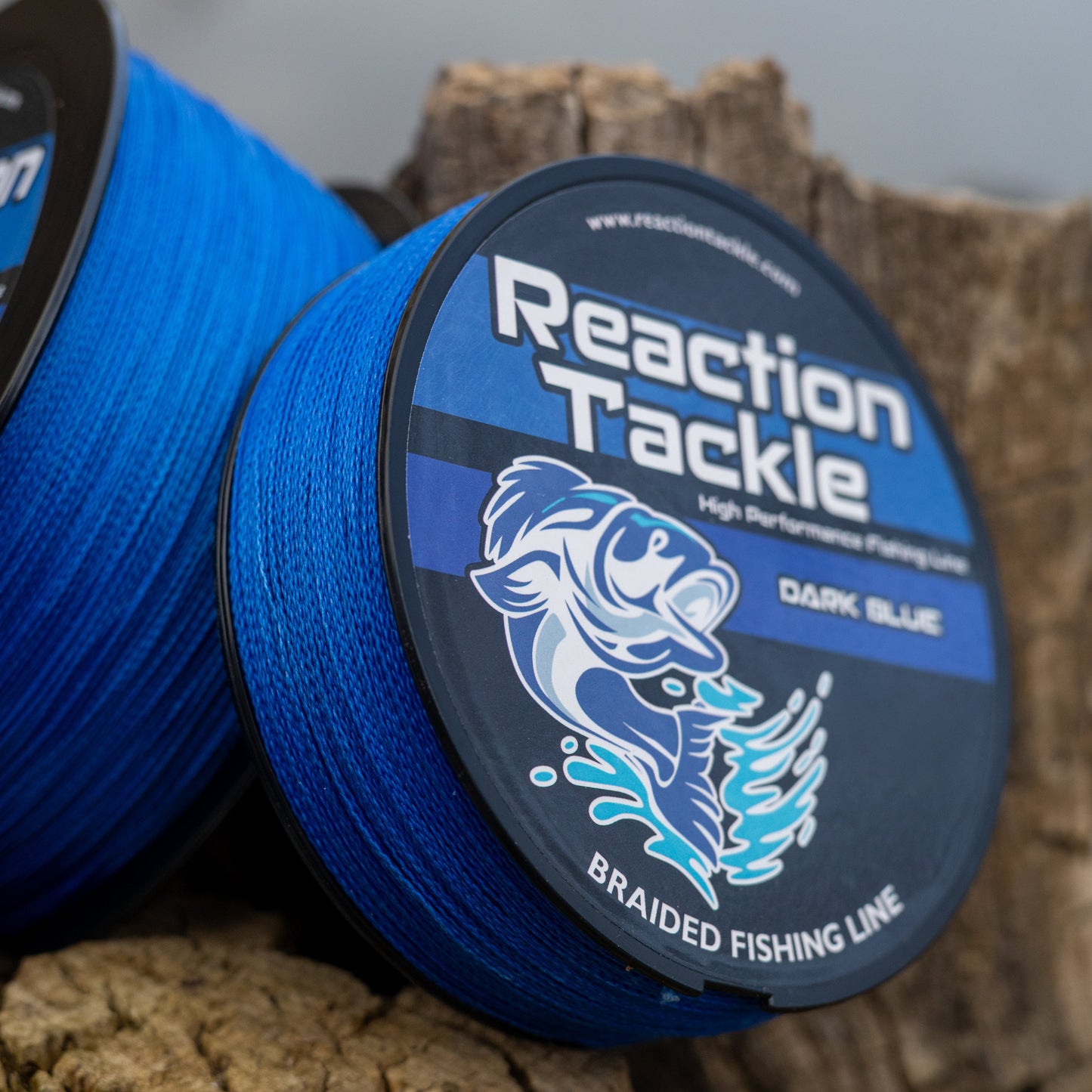 Reaction Tackle Braided Fishing Line - Dark Blue