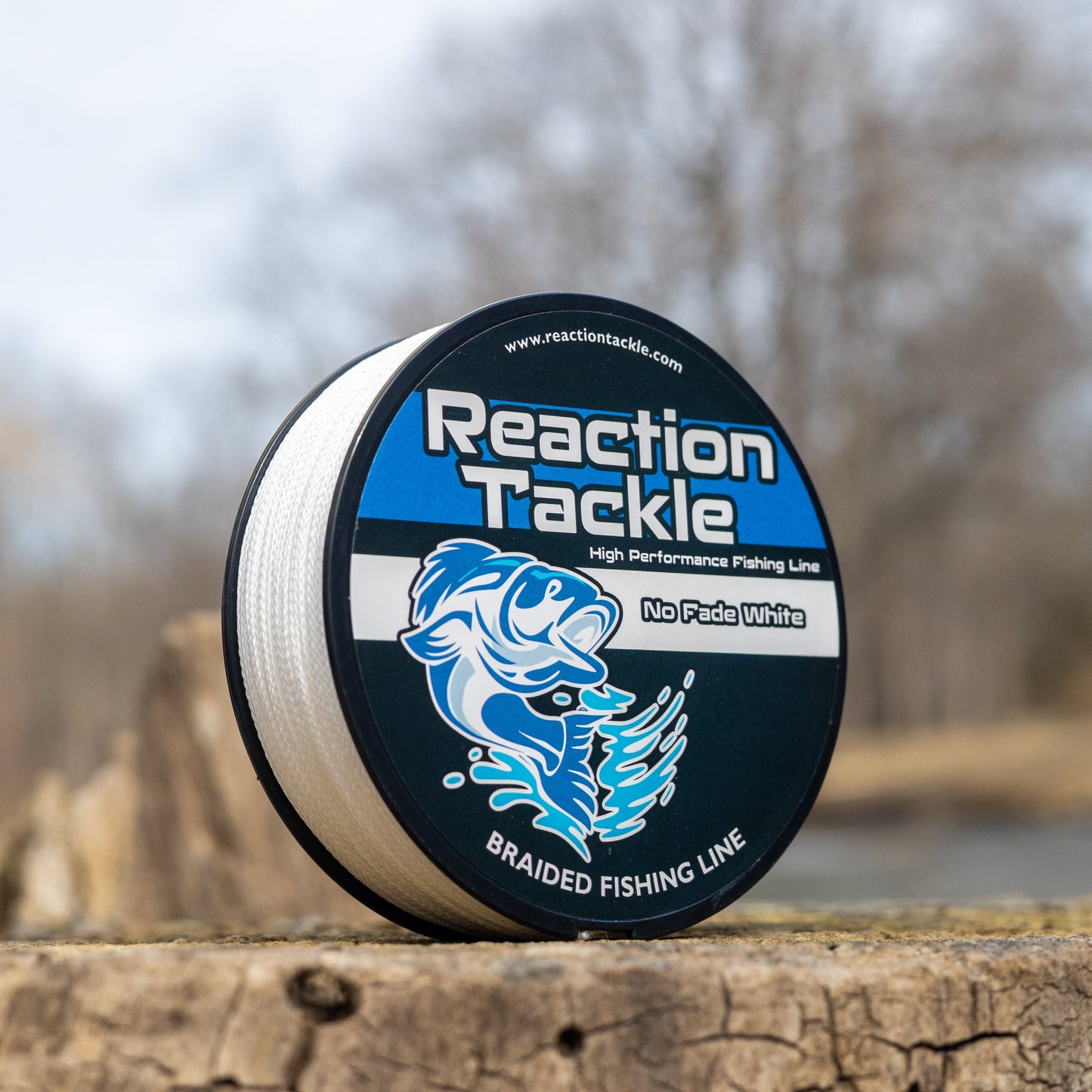Reaction Tackle Braided Fishing Line - White