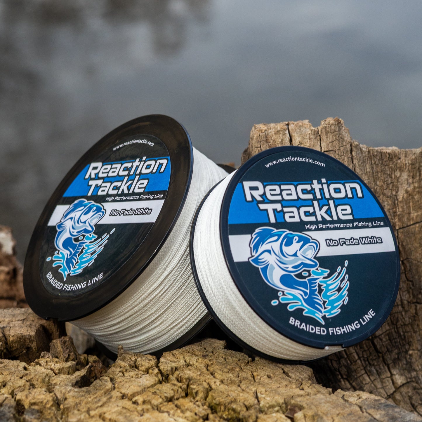 Reaction Tackle Braided Fishing Line - White