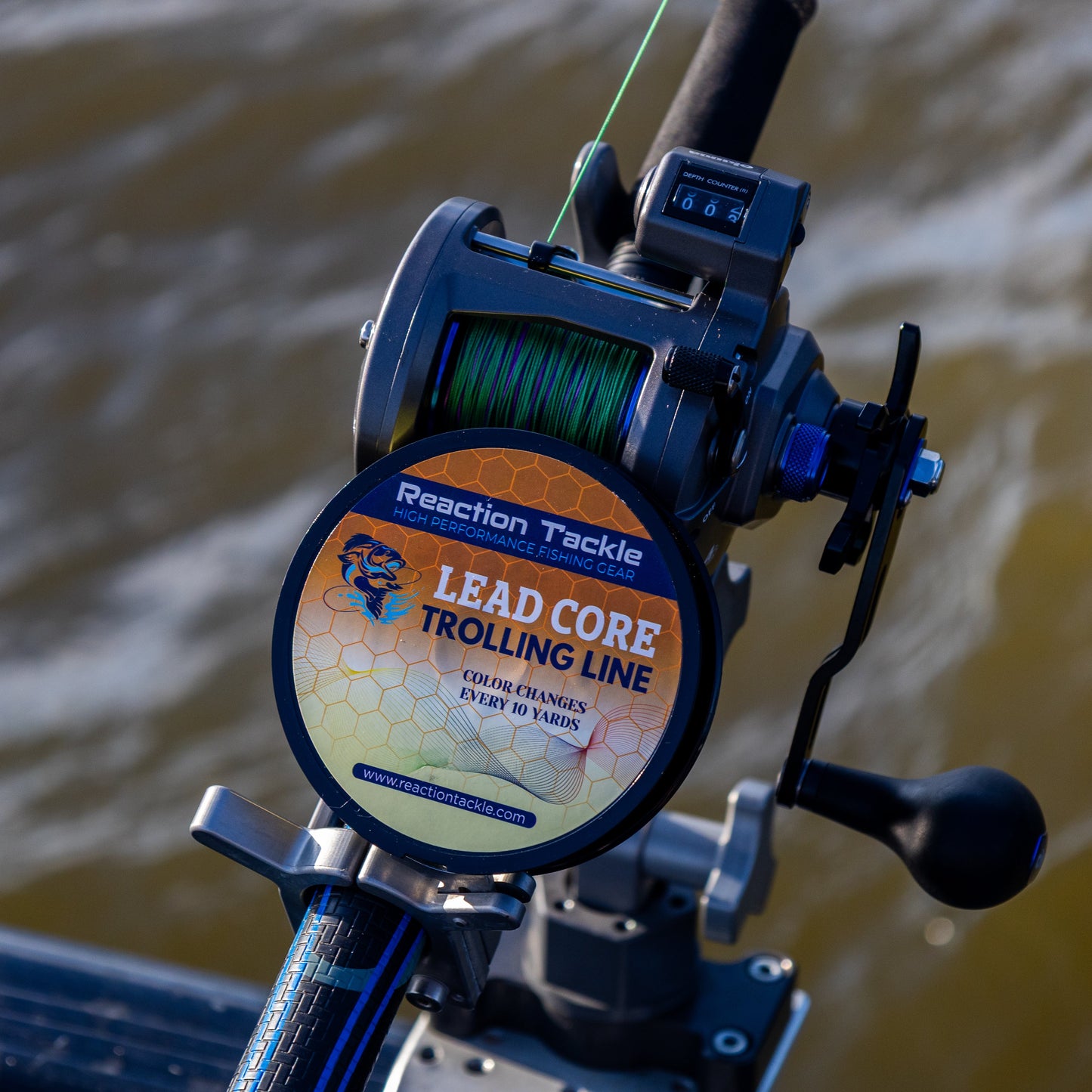 Reaction Tackle Lead Core Metered Trolling Braided Line