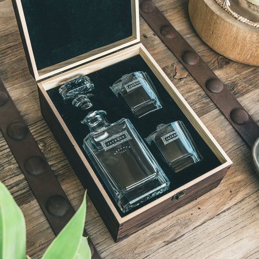 Classic Whiskey Decanter Set