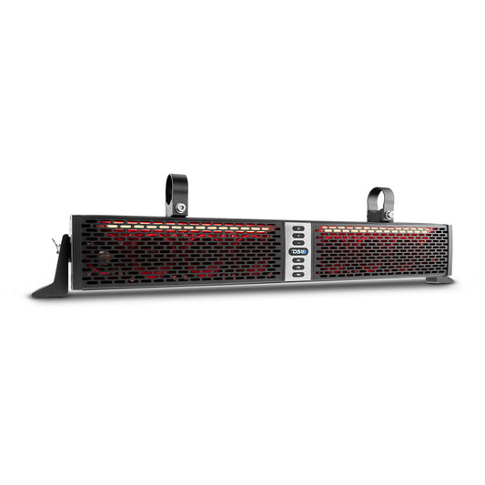 HYDRO 30” Marine Bluetooth Sound Bar – Water Resistant, RGB LED Lights, 8 Speakers, 320W RMS Amplified System