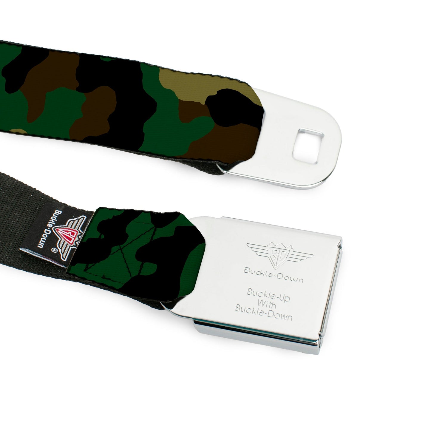 Chevy Seatbelt Belt - Camo Olive Webbing