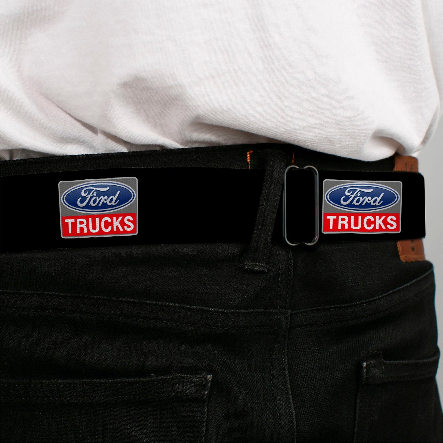 Ford Trucks Seatbelt Belt - Ford Trucks Logo REPEAT Webbing