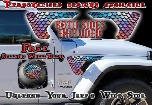 Scales fender vent for the JL or JT 2018 or newer