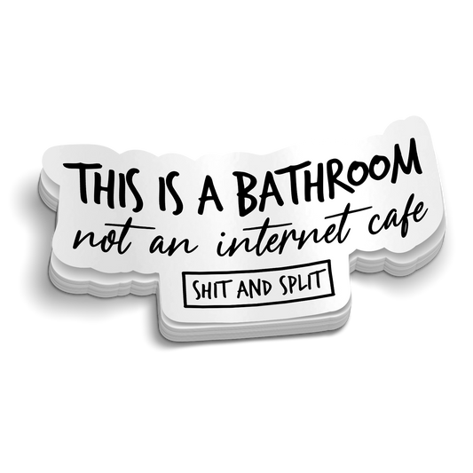 Not An Internet Cafe Sticker