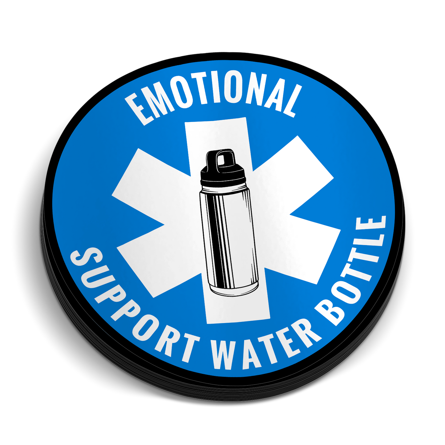 Emotional Support Water Bottle Sticker