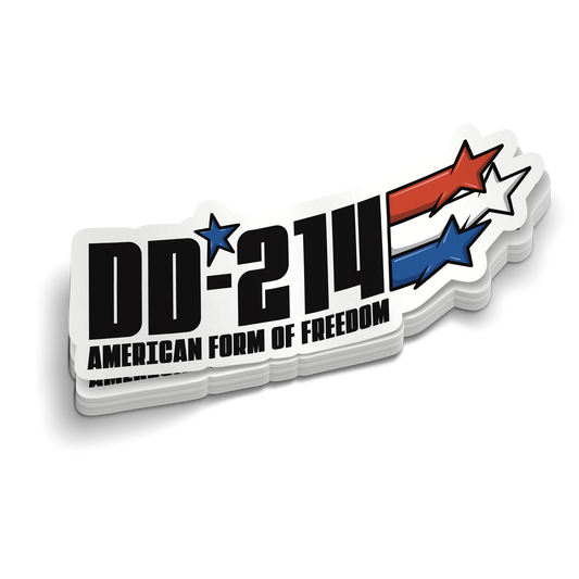 DD-214 Joe | Funny Military Stickers | Perfect for Tumblers