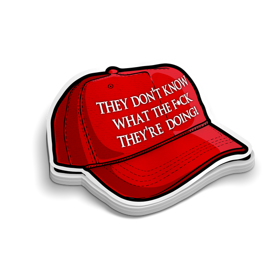 Classic DJT Quote | Funny Tumbler Stickers