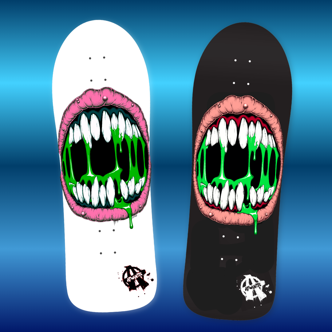 Slime Mouth Limited Edition, HAND-PAINTED Deck (PRE-ORDER, JANUARY 2027)