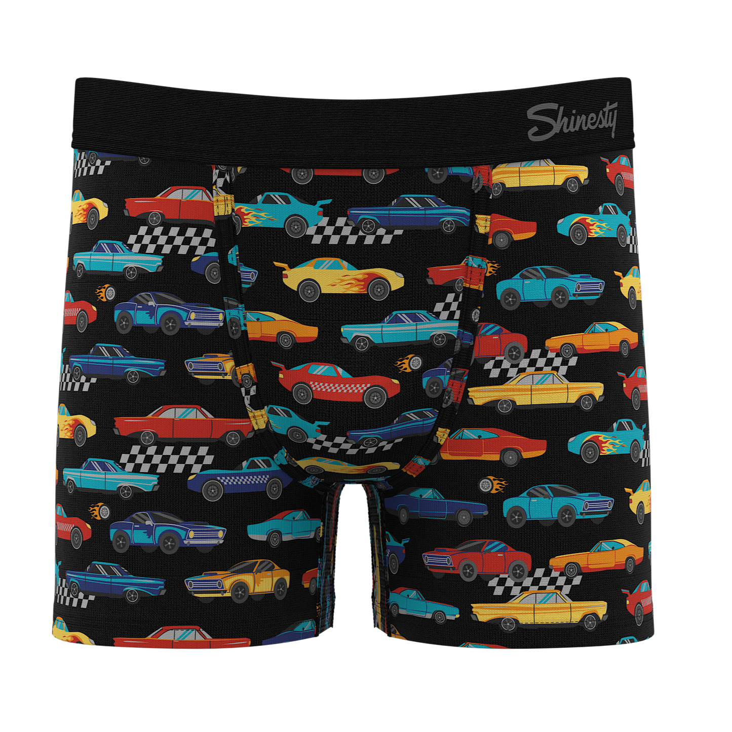 The Start Your Engines | Racecar Youth Boxer Briefs