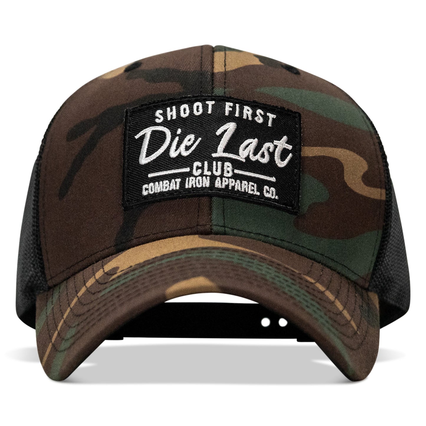 Shoot First. Die Last. Club Patch Snapback