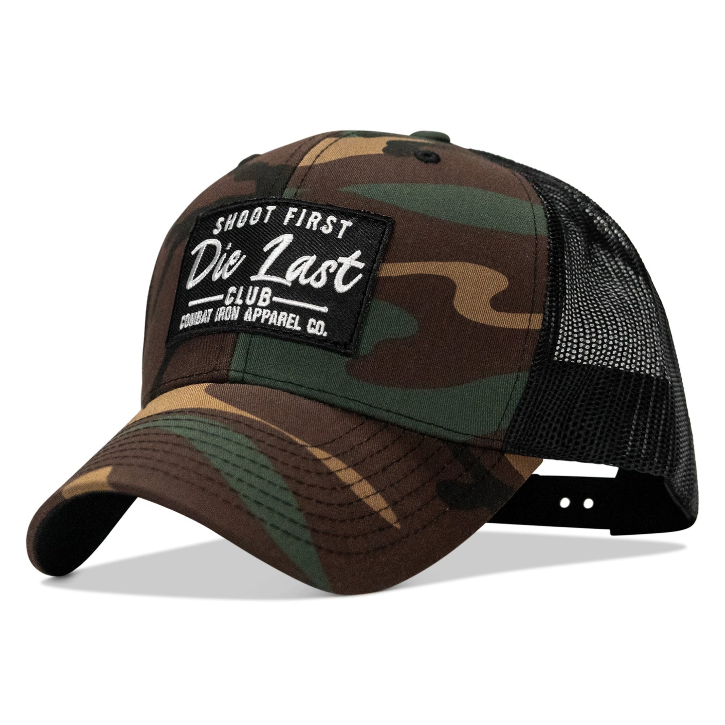 Shoot First. Die Last. Club Patch Snapback
