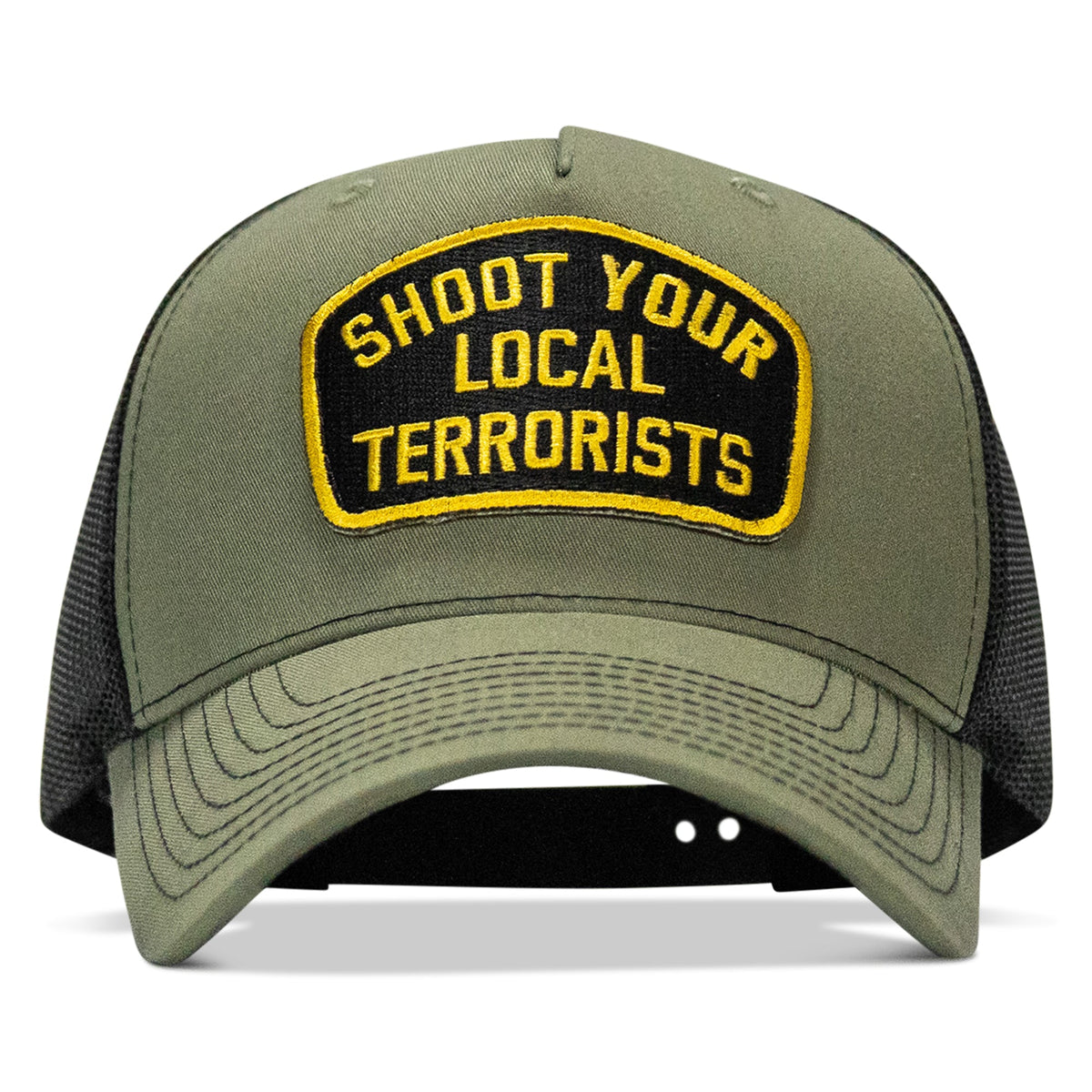 Shoot Your Local Terrorists Patch Snapback Hat