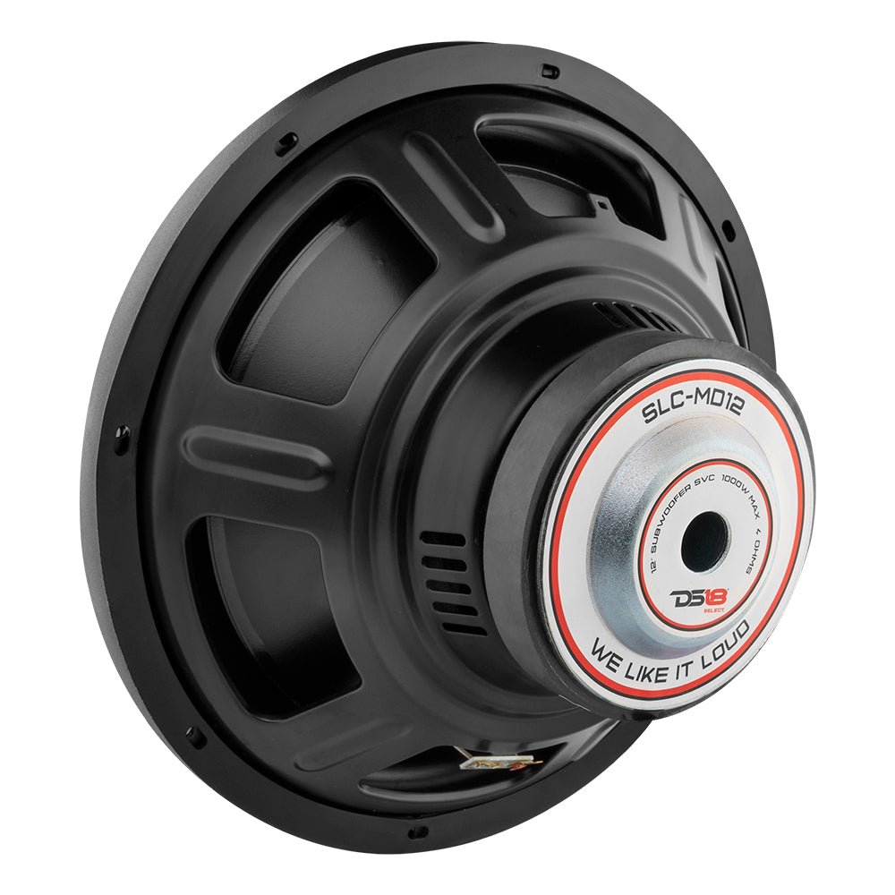 DS18 SLC-MD12 12" SELECT PPI Cone Subwoofer 1000 Watts 4-Ohm SVC