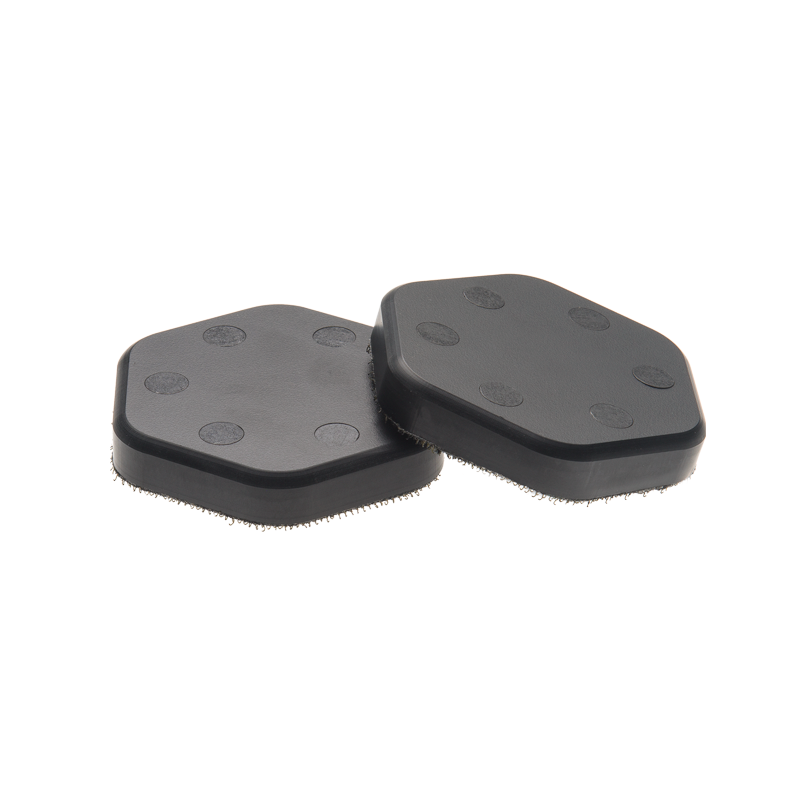 Seismic Slide Pucks Premium Extra-Hard Flinted Hex - Black (Pair)