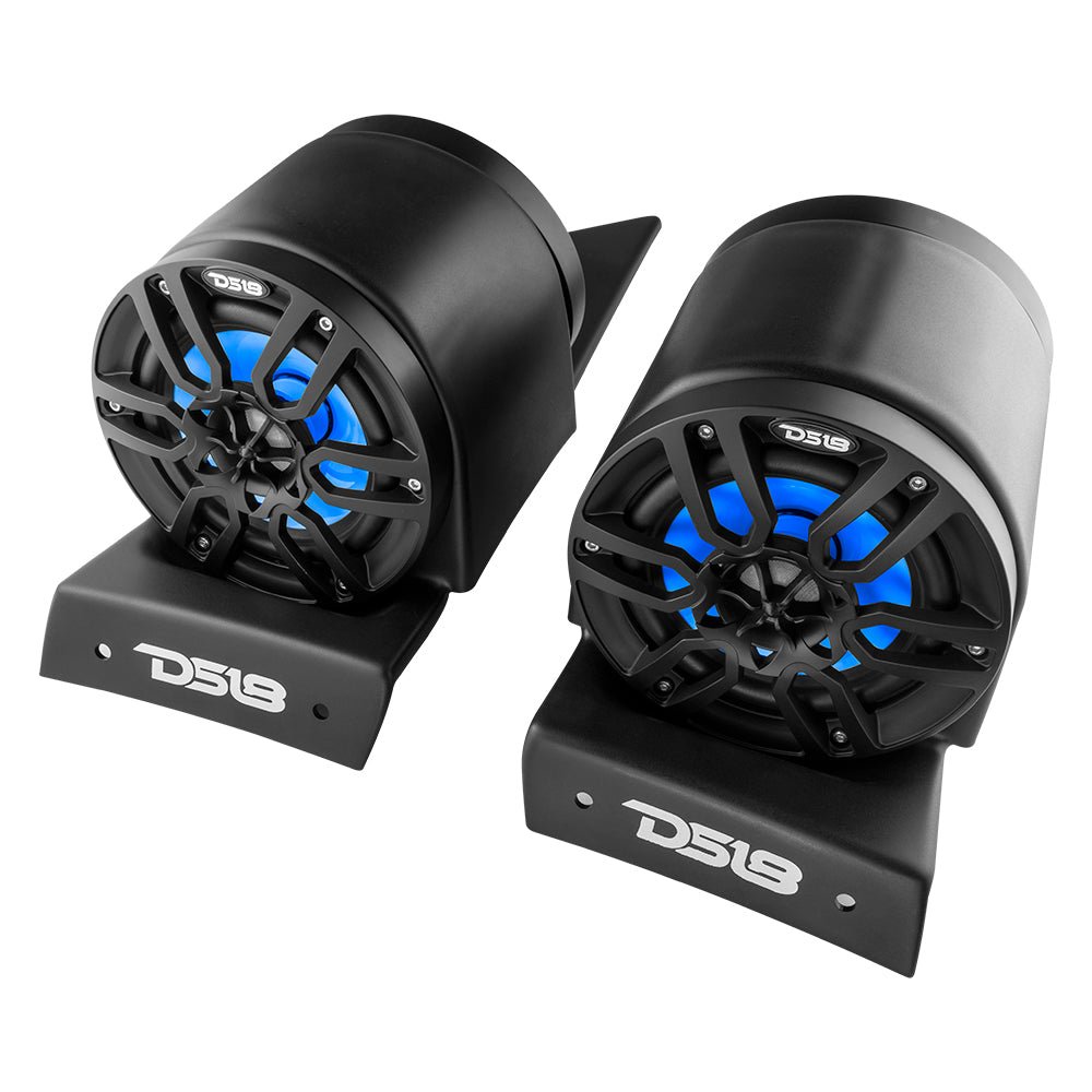 Polaris Slingshot Headrest 4 x 6.5"  Enclosure With 4 x NXL-6/BK | 2015 - Current