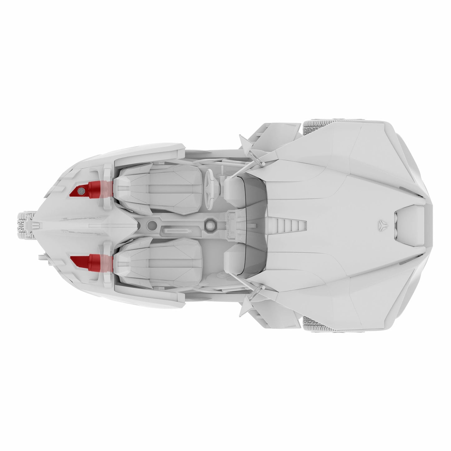 Polaris Slingshot Headrest 4 x 6.5"  Enclosure With 4 x NXL-6/BK | 2015 - Current