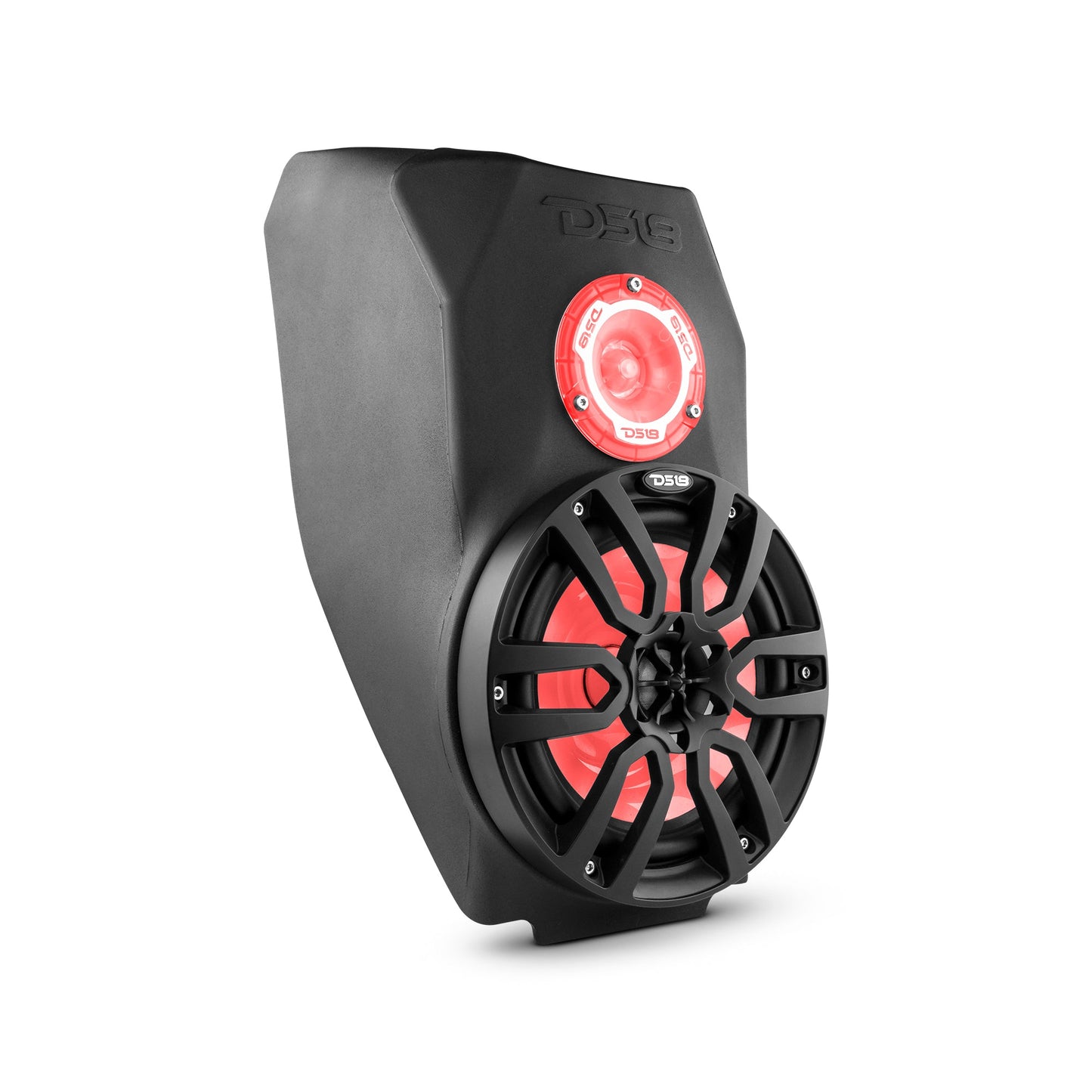 Polaris Slingshot Water Fall Center Console 1 X 8" Enclosure With NXL-8/BK and PRO-TW1L | 2015 - 2019