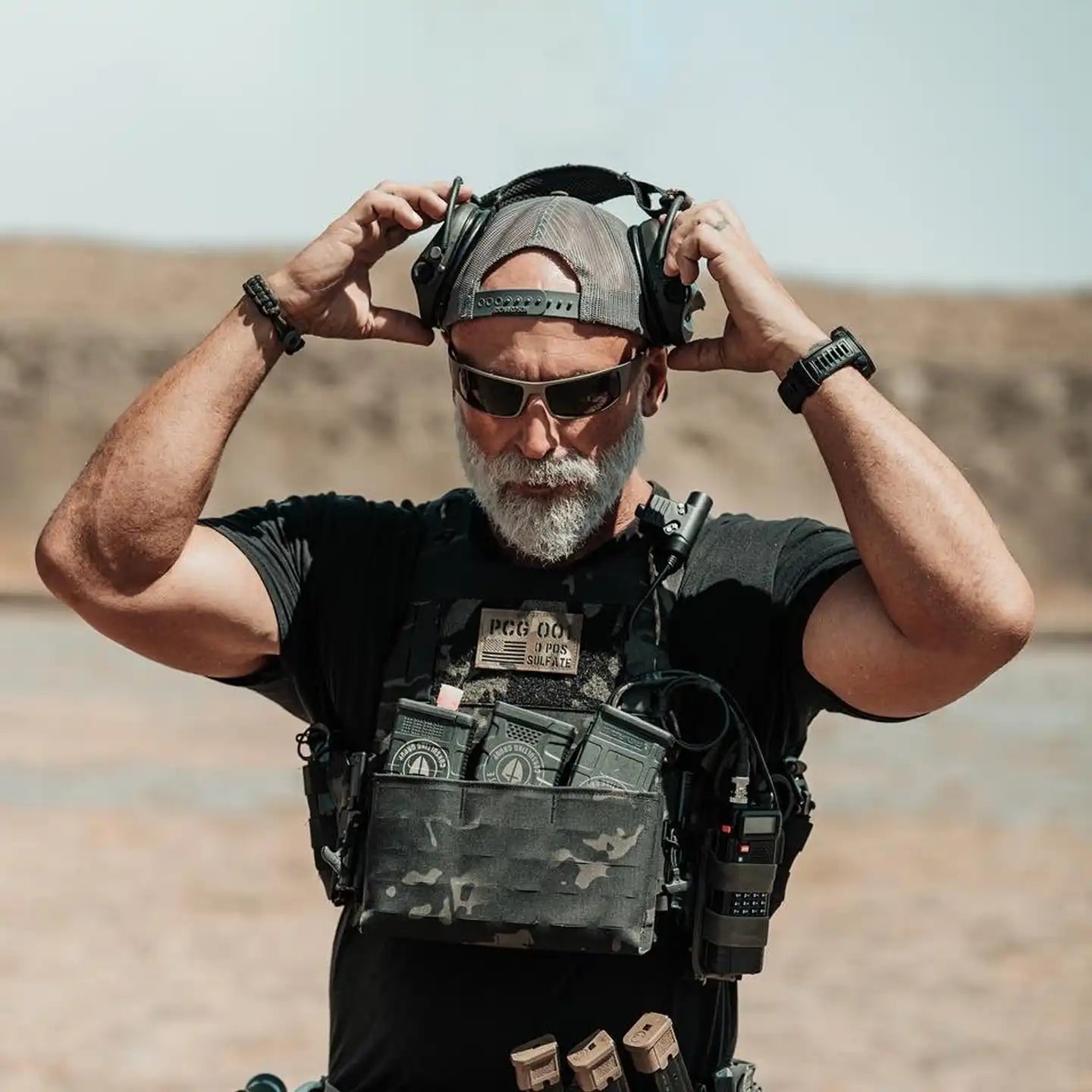 Fugitive TAC Brushed GunMetal / Polarized ANSI Z87.1-2015