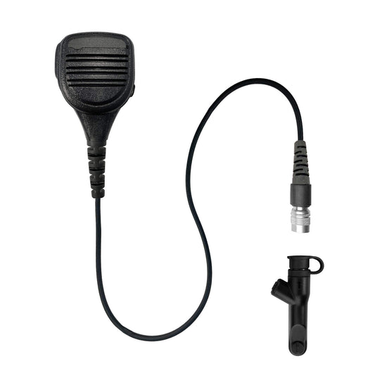 Straight Cable Loud Speaker Hand Mic w/ Quick Disconnect (Hirose) Connector - Harris/Tait TP3000/7110/7100/8000/9000 Series