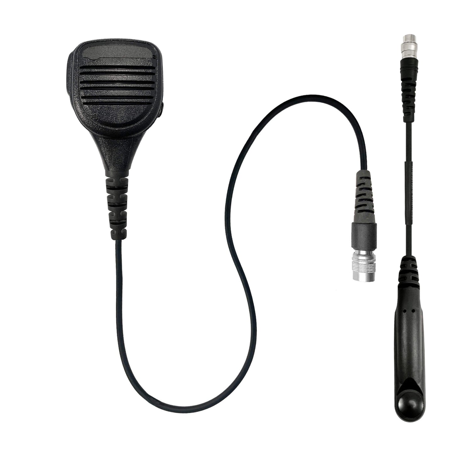 Straight Cable Loud Speaker Hand Mic w/ Quick Disconnect (Hirose) Connector - Relm/BK Radio Complete KNG & KNG2 Series