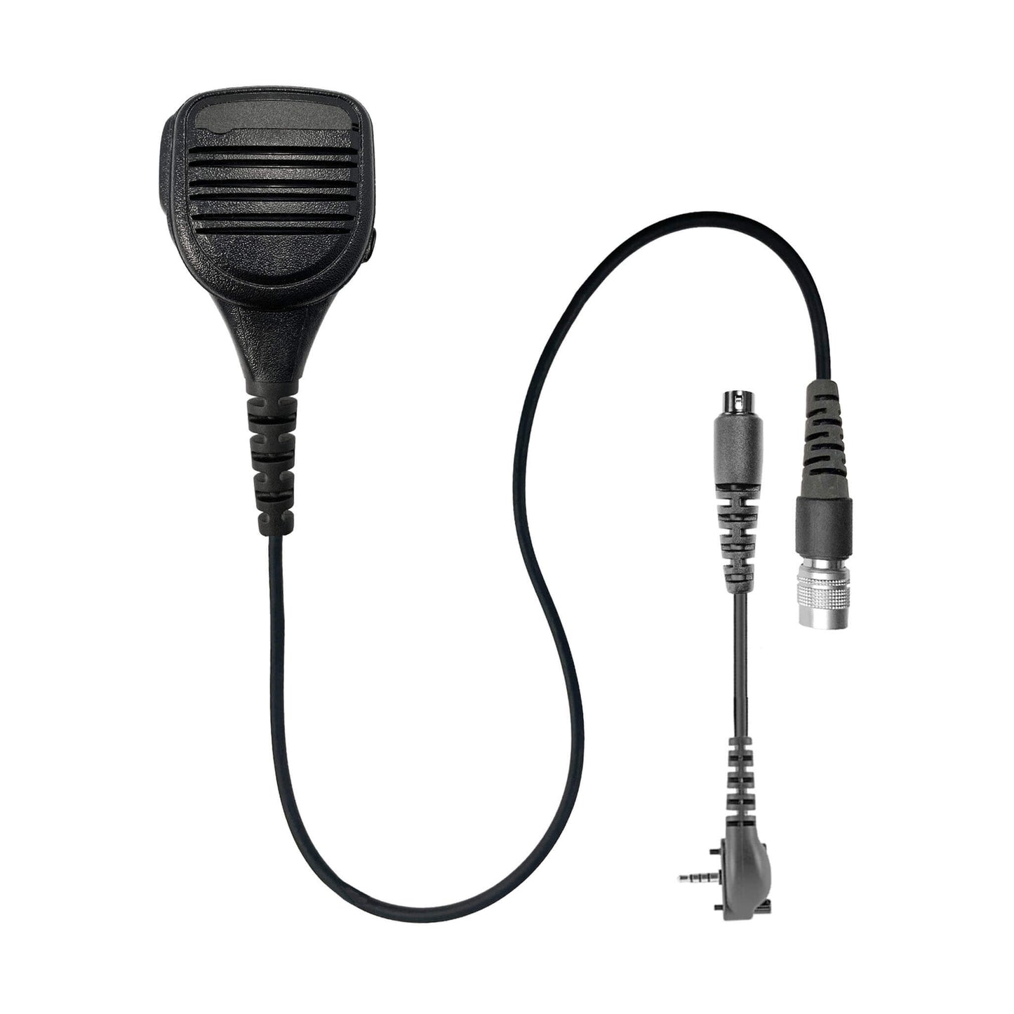 Straight Cable Loud Speaker Hand Mic w/ Quick Disconnect (Hirose) Connector - Vertex: 1 Pin w/ Security Screws