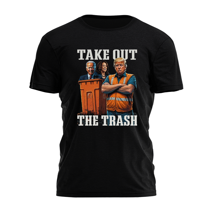 Trump - Take Out The Trash - Illustration Tee - 3199