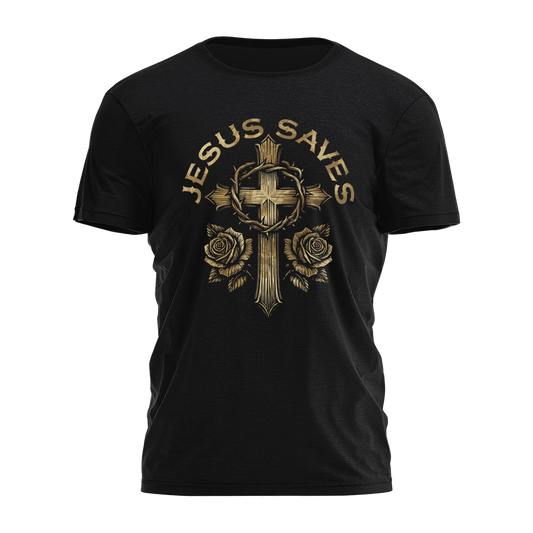Jesus Saves Tee - 4421