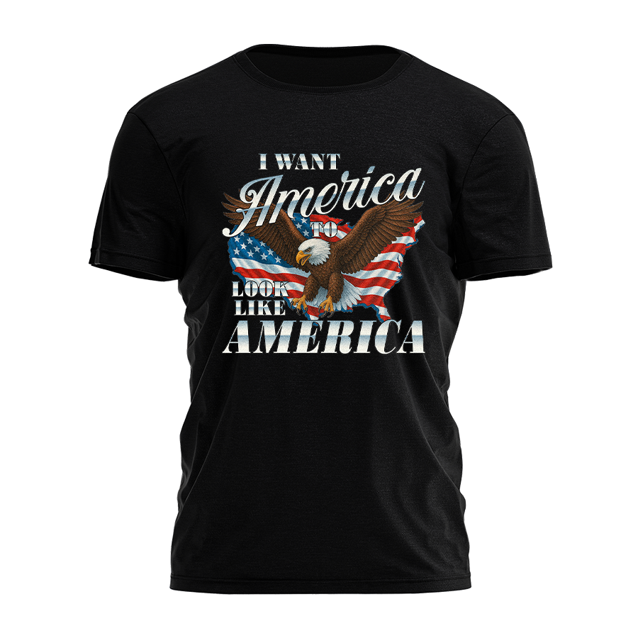 I Want America - Vintage Eagle Tee - 4130