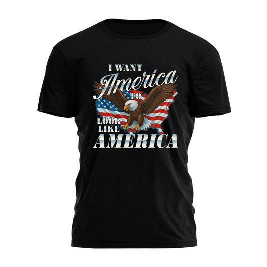 I Want America - Vintage Eagle Tee - 4130
