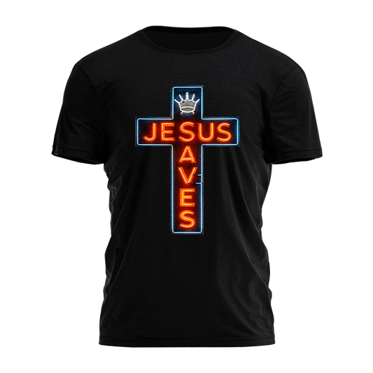 Jesus Saves - Neon Tee - 4050