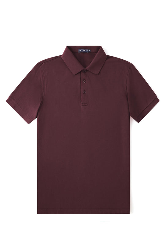 Performance Polo Wine Shirt
