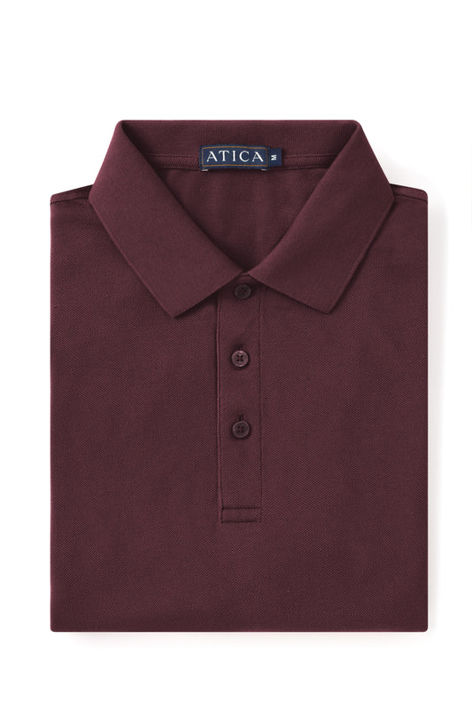 Performance Polo Wine Shirt