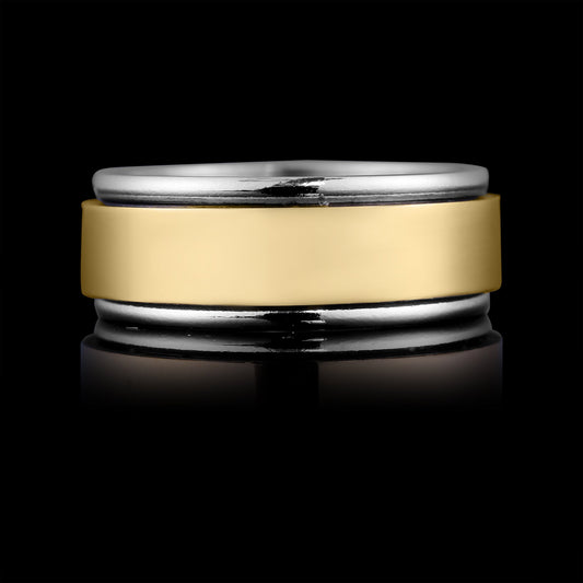 Gold Center Spinner Ring