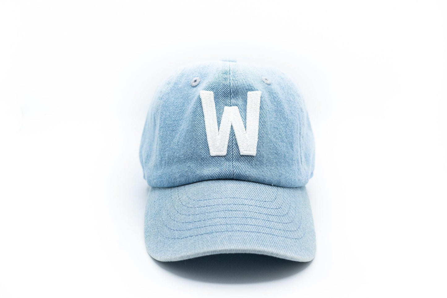 Denim Letter Baseball Hat