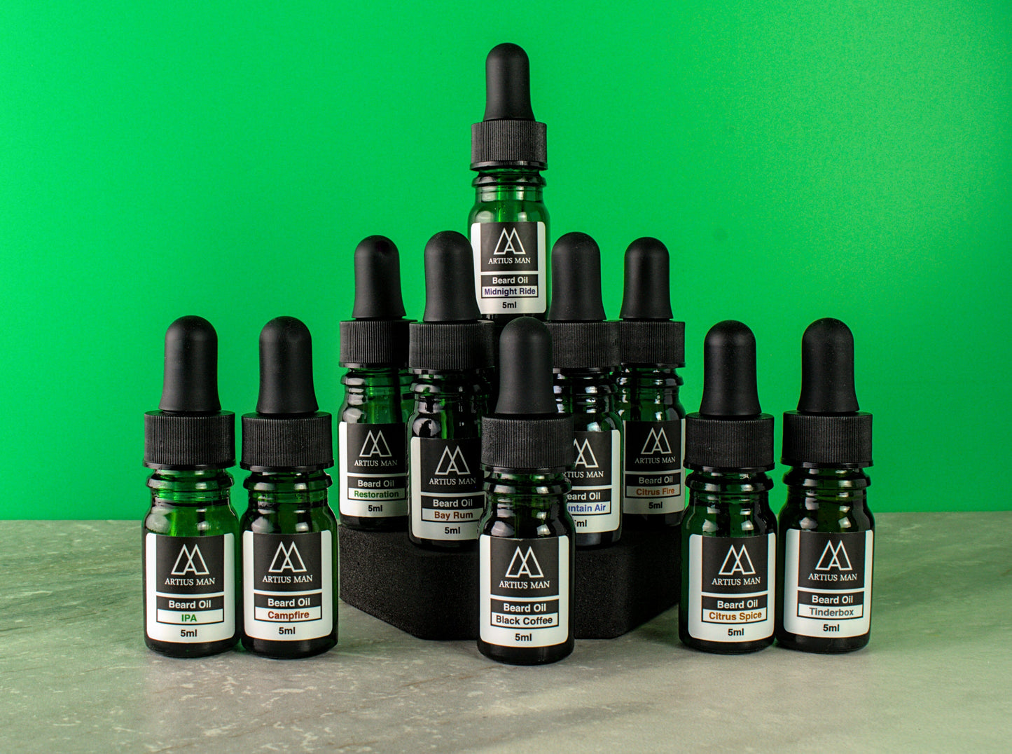 Beard Oil Sampler 10-Pack – Build Your Own 10-Scent Beard Oil Kit