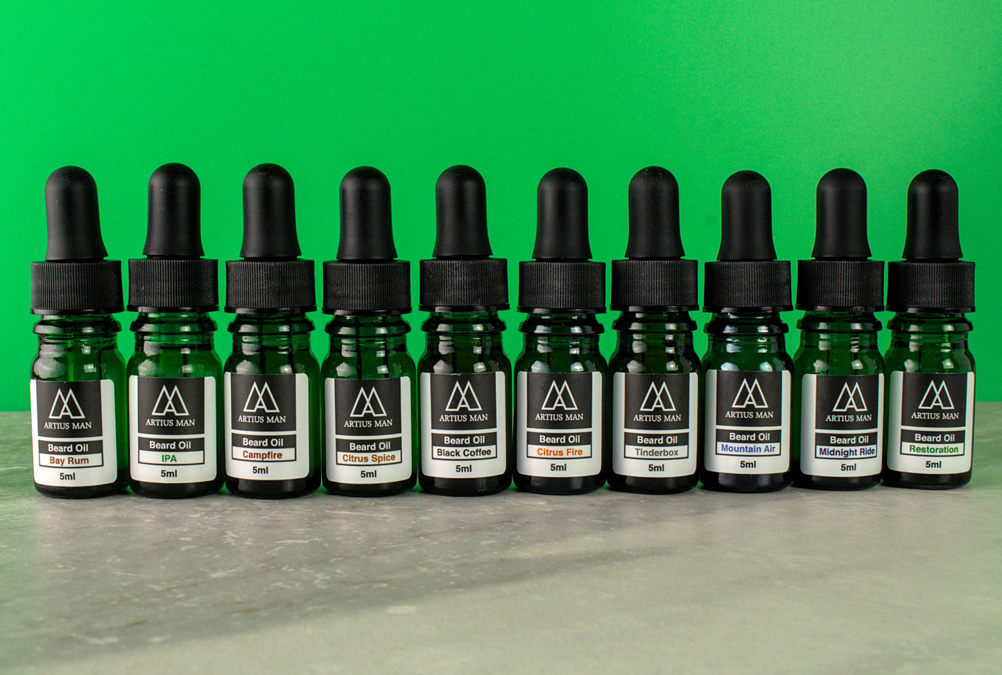 Beard Oil Sampler 10-Pack – Build Your Own 10-Scent Beard Oil Kit