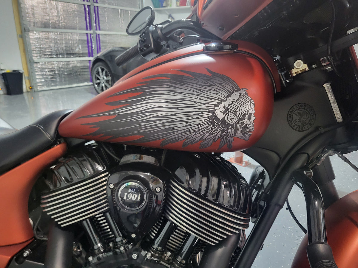 SWB-729-Indian Thunderstroke- White Smoke