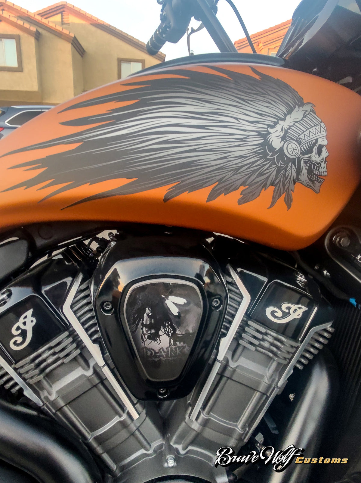 SWB-729-Indian Thunderstroke- White Smoke